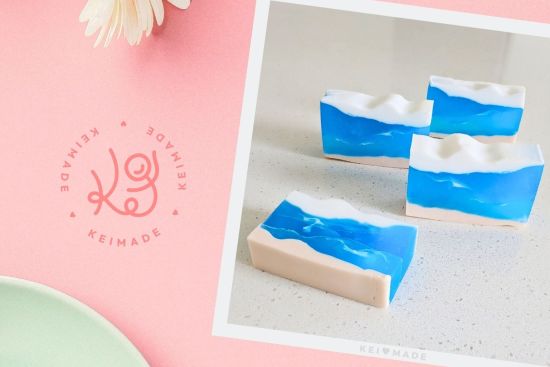 How to make ocean wave soap with melt & pour soap