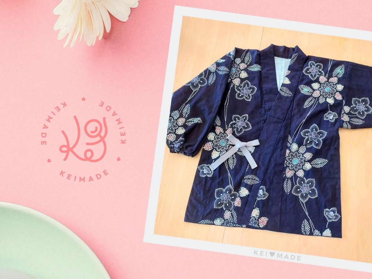 Making a Japanese apron from a kimono – Step by step