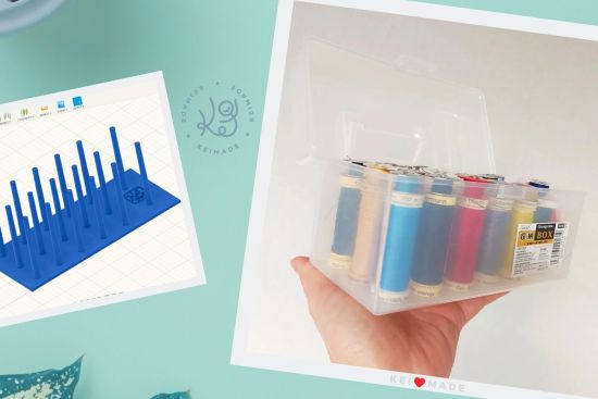 DIY Sewing Thread Organiser 3D Printing & Modeling with Fusion 360