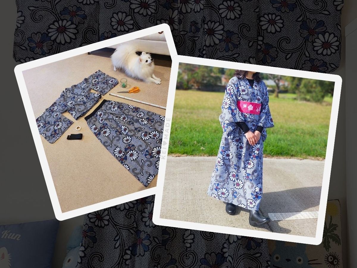 Making a Nibushiki Kimono for easy wearing