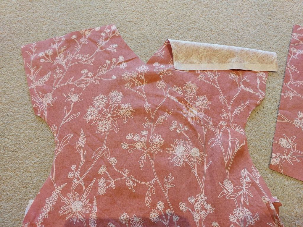 How to iron on interface for shoulders