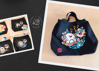 I made a Pokemon tote bag - sewing & cricut htv project