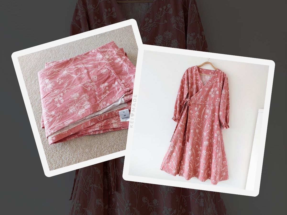 How to make a Wrap Dress: Sewing pattern & steps