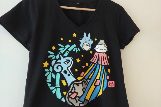 Keimade Pokemon & Totoro Tshirt