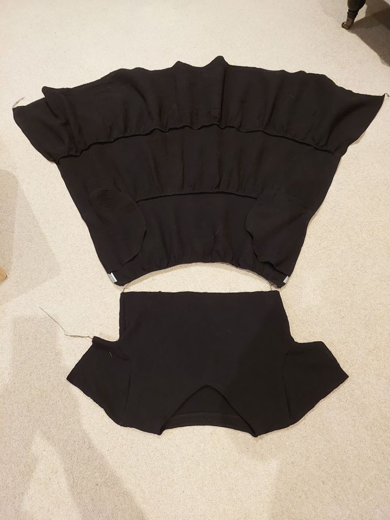 DIY Tiered dress almost complete