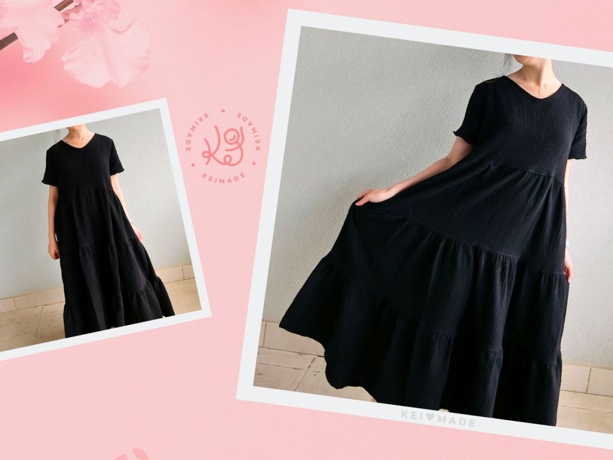 Replicating a Tiered Maxi Dress (free sewing pattern)