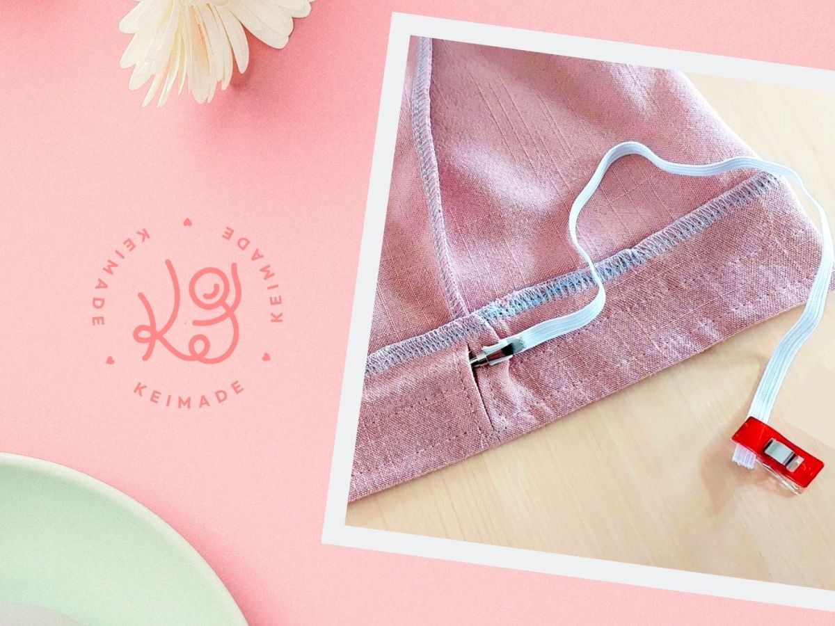 How to sew (easily accessible) elastic casings for cuffs & waistbands