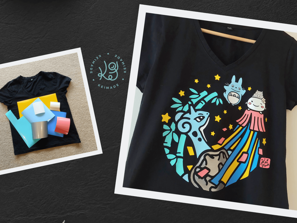 HTV Pokemon & Totoro T-shirt with Cricut Maker 3