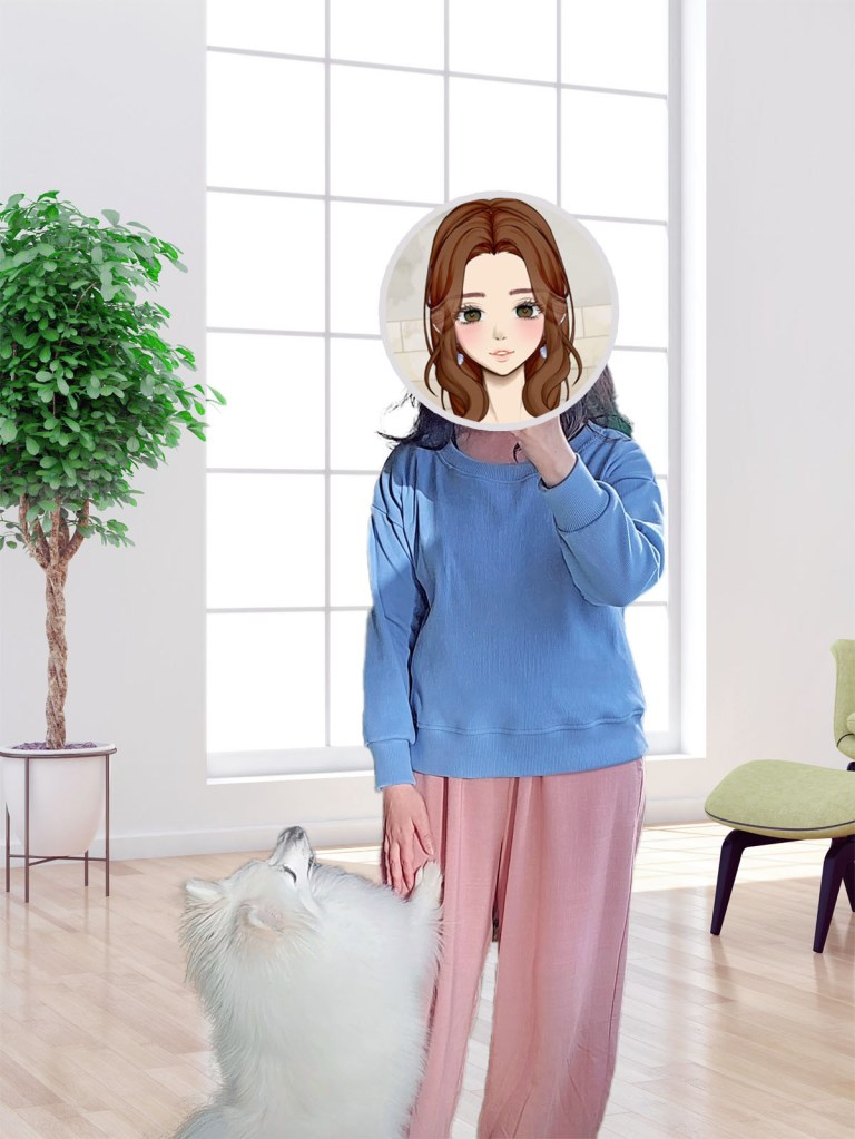 DIY sewed pull over jumper