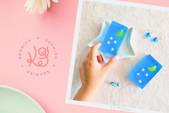 How to make starry night soap bars