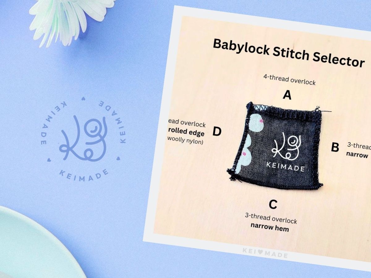 Rolled Edge vs. Narrow Hem vs. Narrow: Baby Lock’s 3-Thread Overlock Stitches