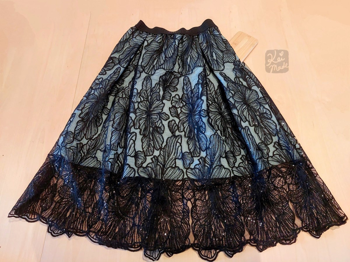 Layered Lace Skirt with Pockets – Pattern & Sewing Notes