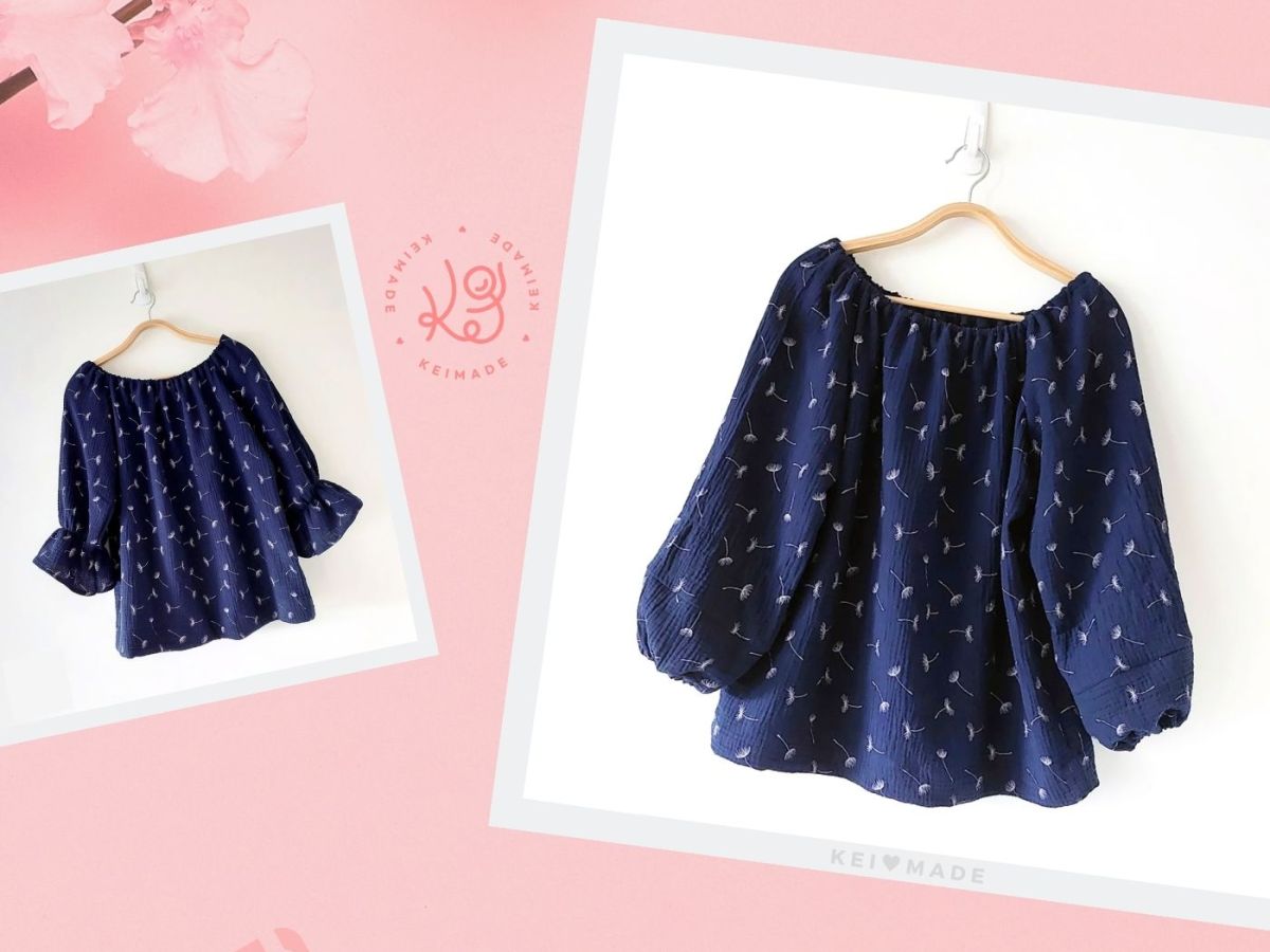 Smock Blouse Pattern & Steps (easy sewing)