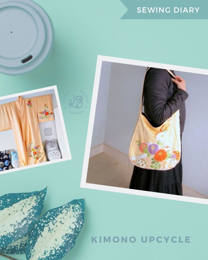Upcycling a Kimono Sleeve into a Shoulder Bag