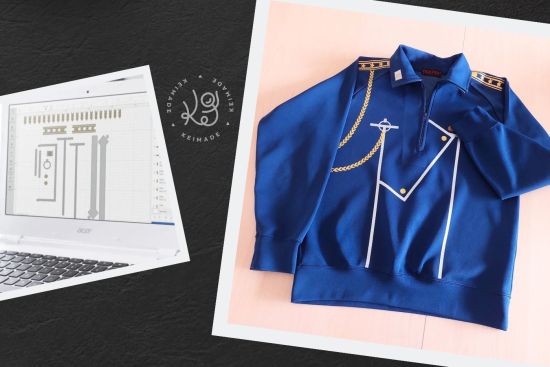 Cricut Maker and HTV project: Making Fullmetal Alchemist Roy Mustang Uniform