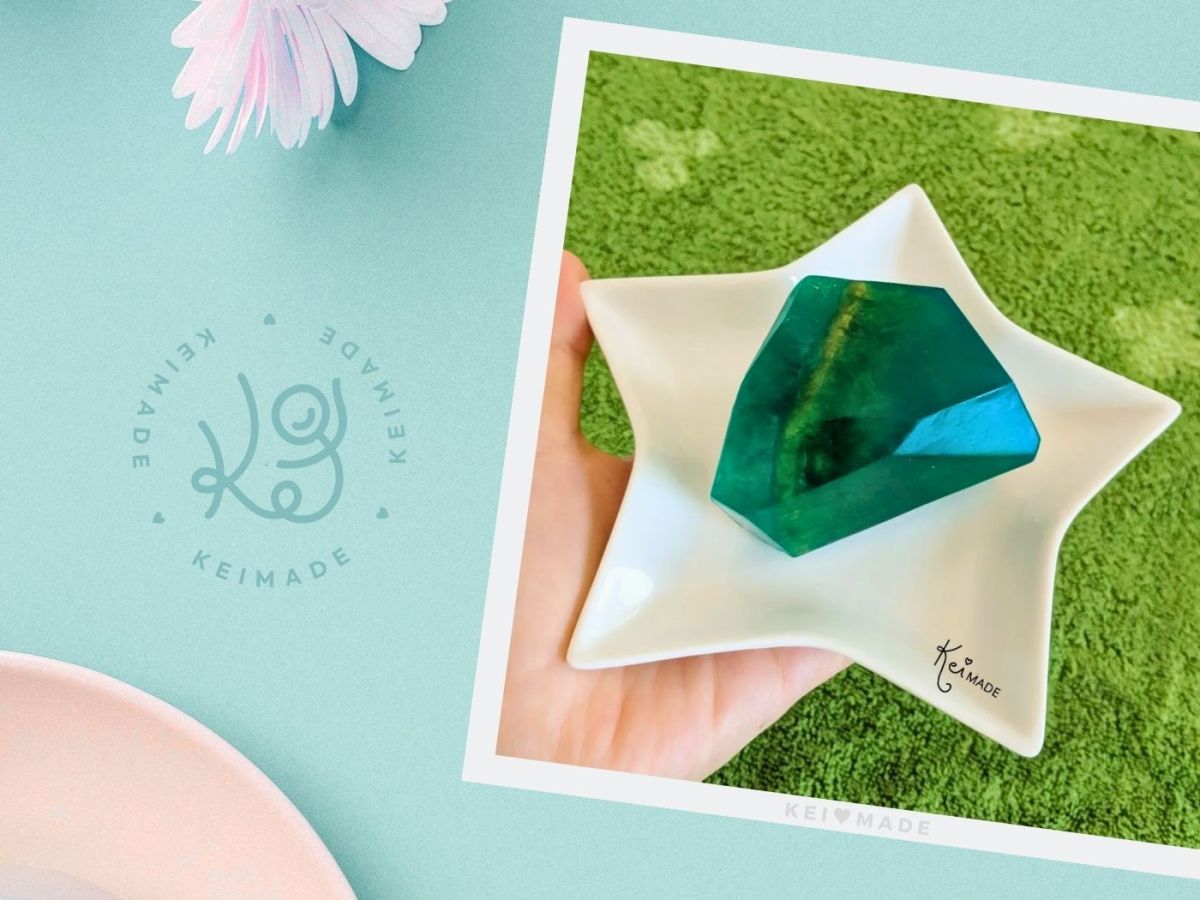 Green Jasper Gemstone – DIY Melt & Pour Soap Recipe