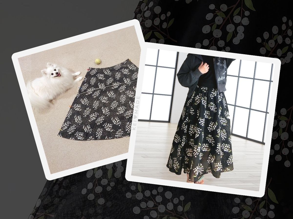 120° Circle Skirt Pattern & Sewing with Cotton Voile