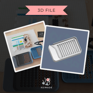 [3D File] KeiMade Bead Aligner - Picking Tray for Perler Beads