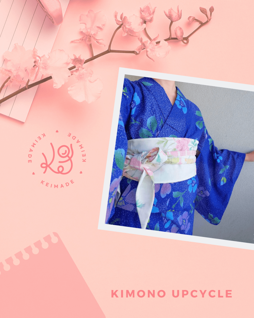 Making a Reversible Sash Belt from Vintage Kimonos