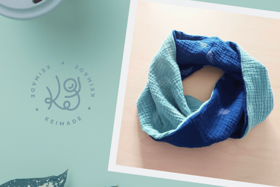 How to make a twisted summer snood scarf