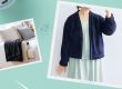 Making Babylock's V-neck Cardigan from a Throw Blanket