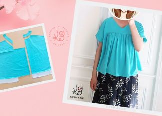 Trying and Altering Babylock’s Cuffed T-shirt Sewing Pattern - KeiMade Cover
